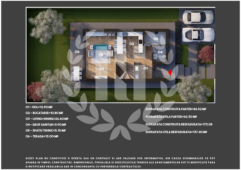Tunari vila individuala fara TVA